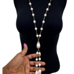 Shell Pearl Statement Neckpiece